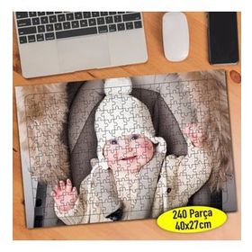 49447551 Gülümseyen Neşeli Mutlu Bebek 240 Parça Puzzle Yapboz