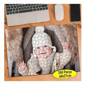 49447551 Gülümseyen Neşeli Mutlu Bebek 240 Parça Puzzle Yapboz