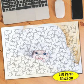 49449840 Gülümseyen Neşeli Mutlu Bebek 240 Parça Puzzle Yapboz