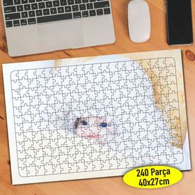 49449840 Gülümseyen Neşeli Mutlu Bebek 240 Parça Puzzle Yapboz