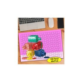 494995 Rengarenk Ojeler Kuaför Merkezi 240 Parça Puzzle Yapboz
