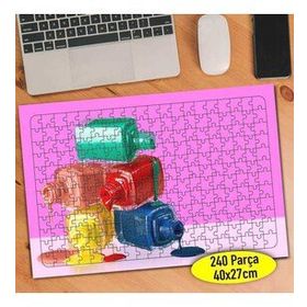 494995 Rengarenk Ojeler Kuaför Merkezi 240 Parça Puzzle Yapboz