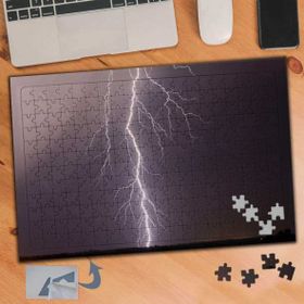 495 Şimşek Gökyüzü Karabulut 240 Parça Puzzle Yapboz Tablo