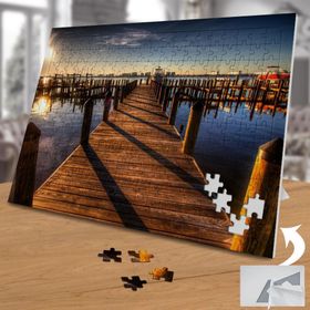 49672 Deniz Üstü Tahta Köprü 240 Parça Puzzle Yapboz
