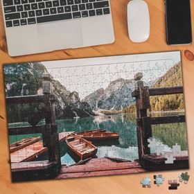 49674 Doğa Manzarası Sandallar Dağ 240 Parça Puzzle Yapboz