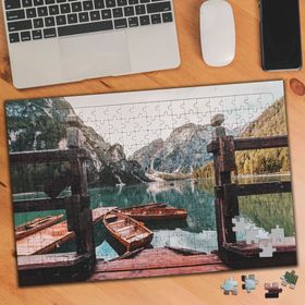 49674 Doğa Manzarası Sandallar Dağ 240 Parça Puzzle Yapboz