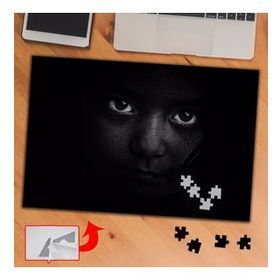 4A98F Karanlıkta Kalan Çocuk 240 Parça Puzzle Yapboz Tablo