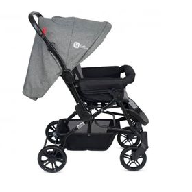 4Baby Olympus Siyah Çift Yönlü Gri Bebek Arabası
