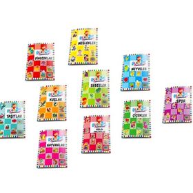 4E Bilgin Zeki Kavramlar Boyama Serisi 10 Kitap - Karatay Yayınları