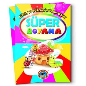 4E Boyama Kitabı Süper 128 Sayfa Karatay Yayınevi