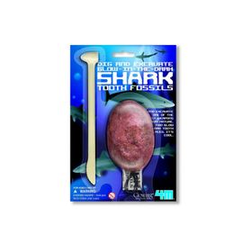 4M Dig & Excavate Glow Shark Tooth Fossils / Fosil Dişler