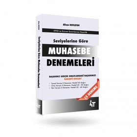 4T Yayınları Seviyelerine Göre Muhasebe Denemeleri