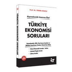 4T Yayınları Türkiye Ekonomisi Soruları