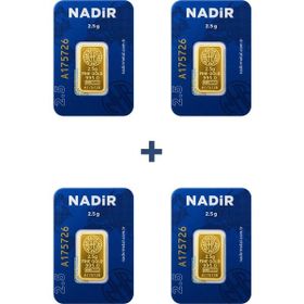 4X2.5 gr 24 Ayar Külçe Altın