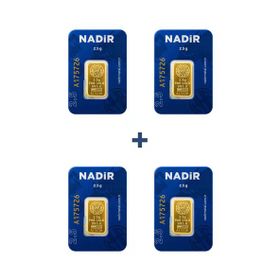 4X2.5 gr 24 Ayar Külçe Altın
