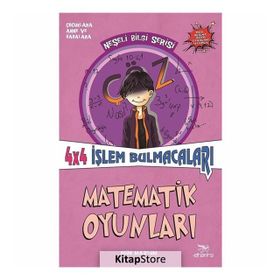 4x4 İşlem Bulmacaları - Matematik Oyunları - Neşeli Bilgi Serisi 5Kitap - Ogün Mazlum