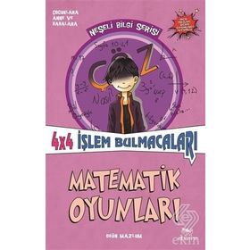 4x4 İşlem Bulmacaları - Matematik Oyunları - Neşeli Bilgi Serisi 5Kitap - Ogün Mazlum