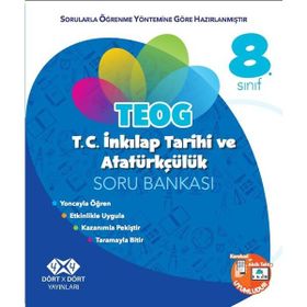 4x4 Yayınları 8. Sınıf İnkılap Tarihi Soru Bankası