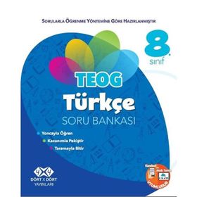 4x4 Yayınları 8. Sınıf Türkçe Soru Bankası