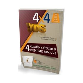 4x4 YDS 4 Özgün Çözümlü Deneme Sınavı Mustafa Demir Pelikan Tıp Teknik Yayınları