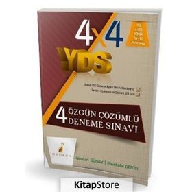 4x4 YDS 4 Özgün Çözümlü Deneme Sınavı Mustafa Demir Pelikan Tıp Teknik Yayınları