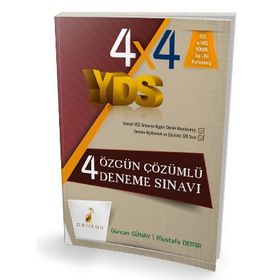 4x4 YDS 4 Özgün Çözümlü Deneme Sınavı Mustafa Demir Pelikan Tıp Teknik Yayınları