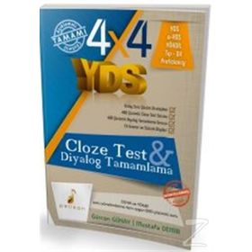 4x4 YDS Cloze Test ve Diyalog Tamamlama - Mustafa Demir Gürcan Günay
