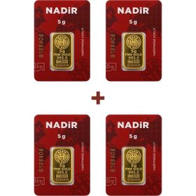 4X5 gr 24 Ayar Külçe Altın