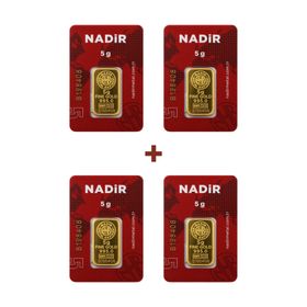 4X5 gr 24 Ayar Külçe Altın