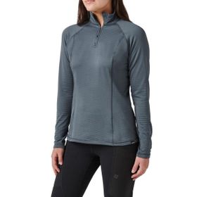 5.11 Stratos 1 4 Zip Turbulence Gri Kadın Sweatshirt