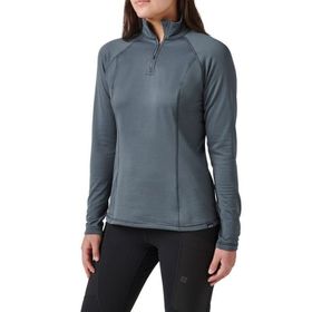 5.11 Stratos 1 4 Zip Turbulence Gri Kadın Sweatshirt