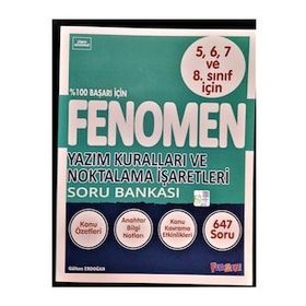 5, 6, 7. Sınıf Lgs Yazım Kuralları ve Noktalama İşaretleri Soru Bankası