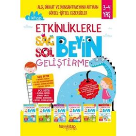 5-6 Yaş 6 Kitap Takım Etkinliklerle Sağ Beyin Sol Beyin Geliştirme Canan Öztürk