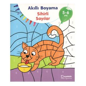 5-6 Yaş Akıllı Boyama Sihirli Sayılar - Uçanbalık Yayınları