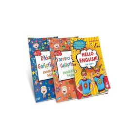 5-6 Yaş Çocuklar İçin Etkinlik Serisi Set 3 Kitap Takım - Olimpos Çocuk