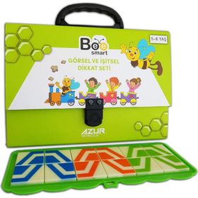 5-6 Yaş Görsel ve İşitsel Dikkat Seti-Bee Smart