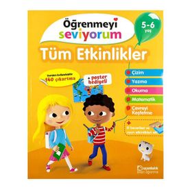 5-6 Yaş Öğrenmeyi Seviyorum Tüm Etkinlikler - Uçanbalık Yayınları