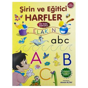 5-6 Yaş Şirin Ve Eğitici Harfler Kitabı Parıltı Yayınları