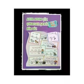 5-7 Yaş Adım Adım Çiz Çıkacak Şekil Bir Giz Mirhan Kitap