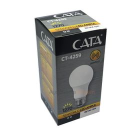 5 ADET CT 4259 Cata 12W Sensörlü Led Ampul Beyaz Işık 6400k