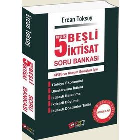 5 Beşlik Beşli İktisat Soru Bankası Ercan Serdar Toksoy Est Yayıncılık