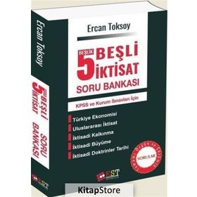 5 Beşlik Beşli İktisat Soru Bankası Ercan Serdar Toksoy Est Yayıncılık
