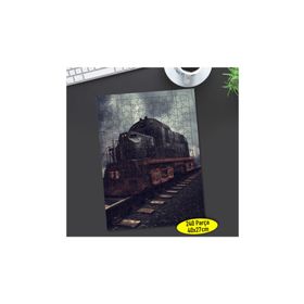 5 Eski Tren Garı Nostalji Demir Yolu 240 Parça Puzzle Yapboz