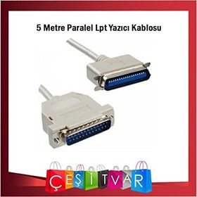 5 Metre Paralel Lpt Yazıcı Kablosu