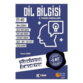 5 Net Garantili Dil Bilgisi - Kriter Akademi Yayınları