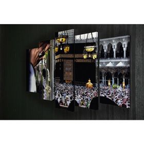 5 Parçalı Kabe Kanvas Tablo