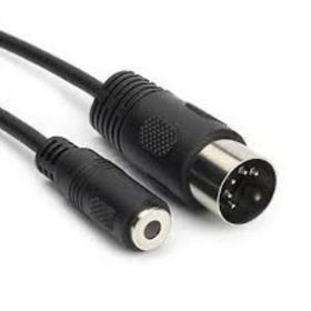 5 Pin Din-3.5 mm Stereo Dişi Çevirici Kablo