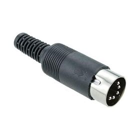 5 Pin Din Erkek Konnektör