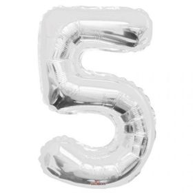 5 Rakamı Sihirli Parti 96 cm Folyo Balon