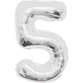 5 Rakamı Sihirli Parti 96 cm Folyo Balon
